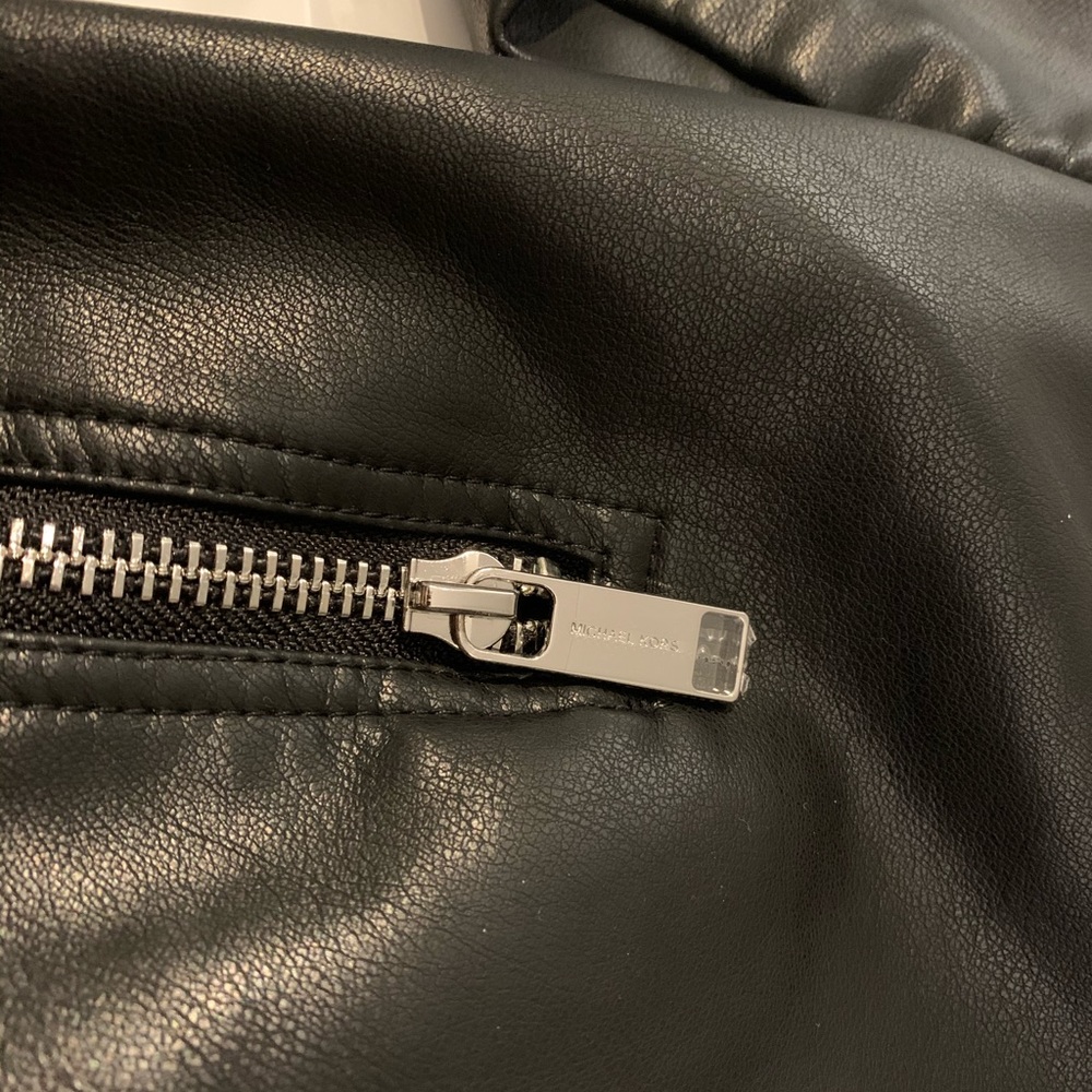 Michael Kors Leather Jacket - Picture 4 of 10
